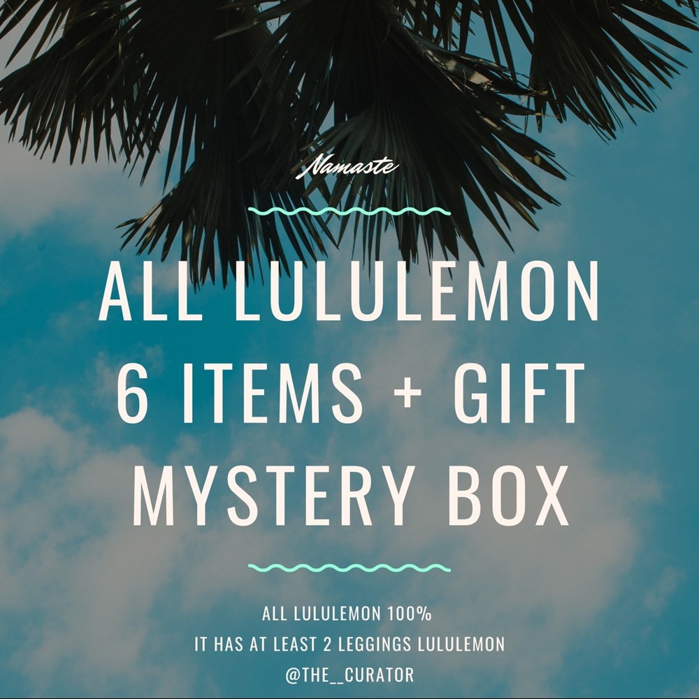 ALL Lululemon 6 PCS Chic & Trendy Mystery Box 100%